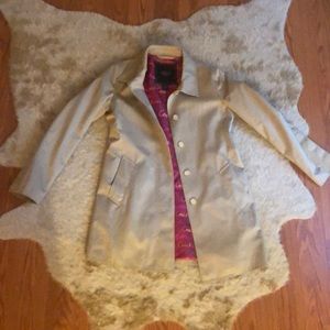 Authentic women’s Coach khaki trench style coat XS